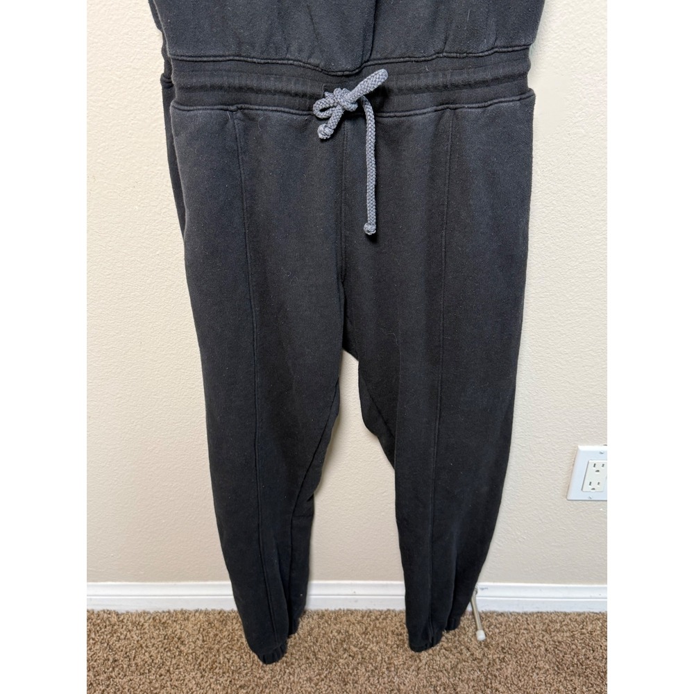 Spiritual Gangster Womens Black Sleeveless Cotton Jumpsuit XL Relaxed Lounge - Picture 4 of 10